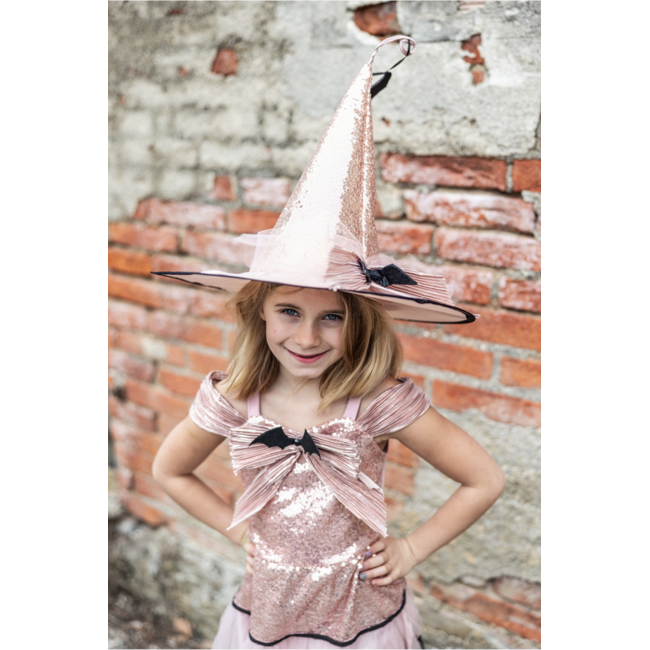 Great Pretenders Glam Witch Dress & Hat  Size 5-6