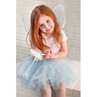 Great Pretenders Iridescent Celestial Fairy Wings, Tutu & Wand Set  Size 4-6