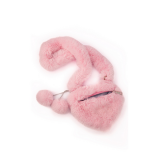 Great Pretenders Light Hearted Furry Bestie Bag Pink