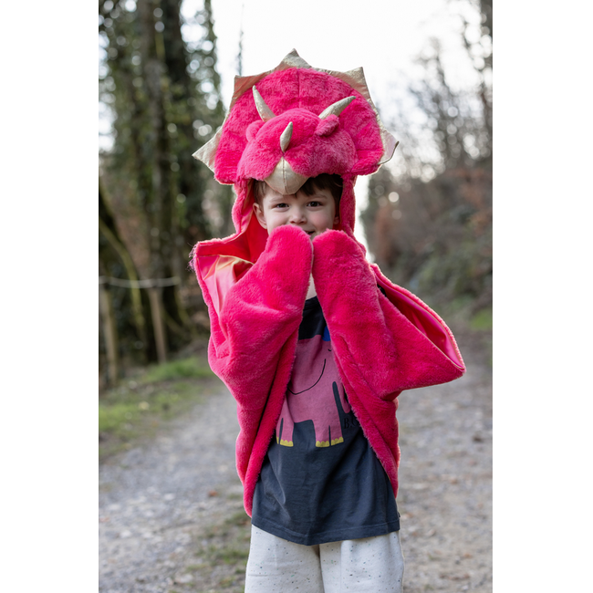 Great Pretenders Triceratops Cuddle Cape 3-4