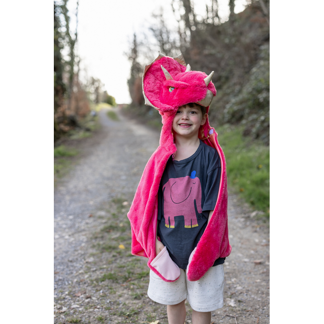 Great Pretenders Triceratops Cuddle Cape 3-4