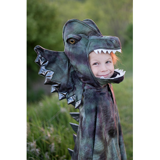 Great Pretenders Grandasaurus Dilophosaurus Cape w/ Claws  Size  4-6