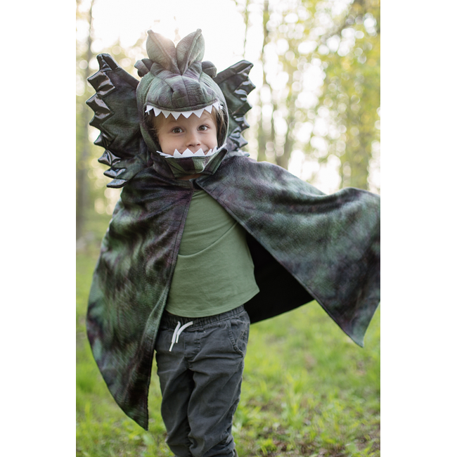 Great Pretenders Grandasaurus Dilophosaurus Cape w/ Claws  Size  4-6