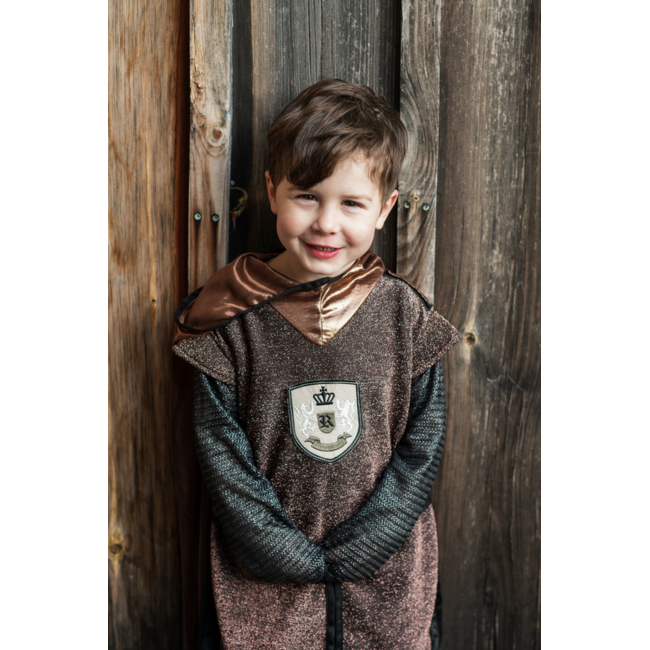Great Pretenders Brilliant Copper Knight Tunic with Cape  Size 5-6