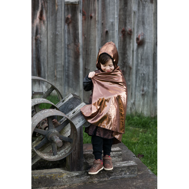 Great Pretenders Brilliant Copper Knight Tunic with Cape  Size 5-6
