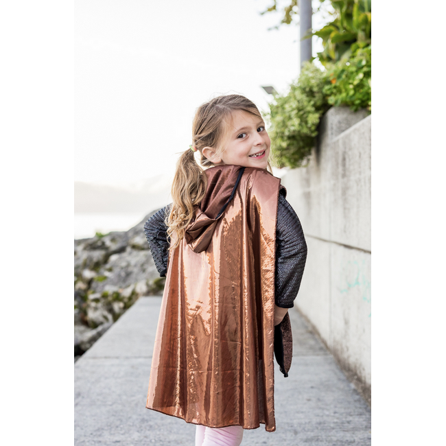 Great Pretenders Brilliant Copper Knight Tunic with Cape  Size 5-6