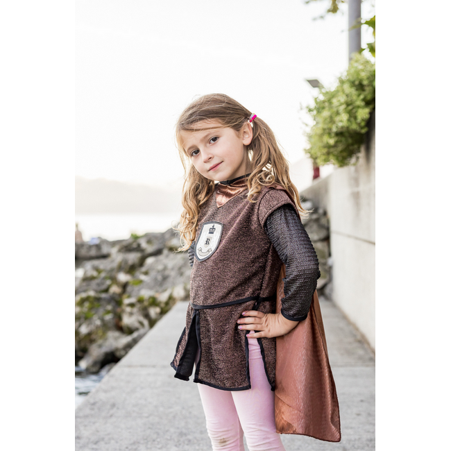 Great Pretenders Brilliant Copper Knight Tunic with Cape  Size 5-6