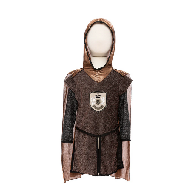 Great Pretenders Brilliant Copper Knight Tunic with Cape  Size 5-6
