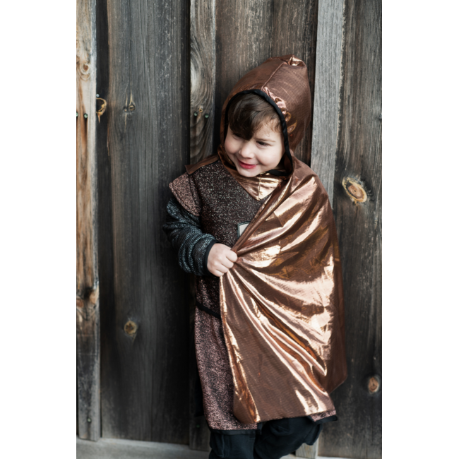 Great Pretenders Brilliant Copper Knight Tunic with Cape  Size 5-6