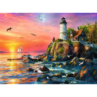 Ravensburger Lighthouse at Sunset 500pc