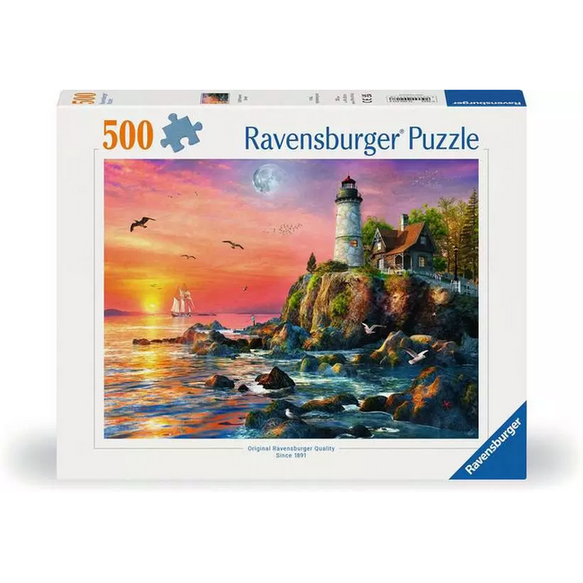 Ravensburger Lighthouse at Sunset 500pc