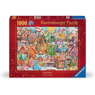 Ravensburger Christmas Cookie Village Puzzle 1000Pc