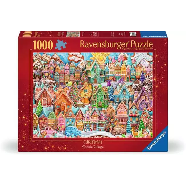 Ravensburger Christmas Cookie Village Puzzle 1000Pc