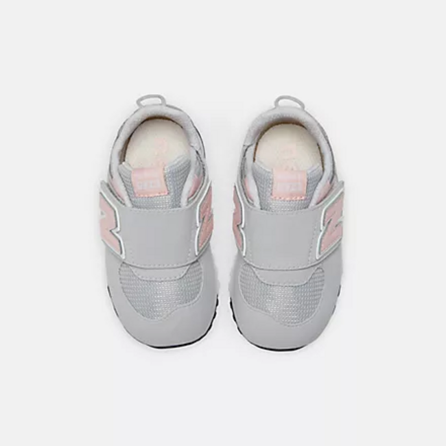 New Balance New Balance - Toddler and Babies 574 NEW-B Hook & Loop ( Rain Cloud with Pink Haze  NW574PK)