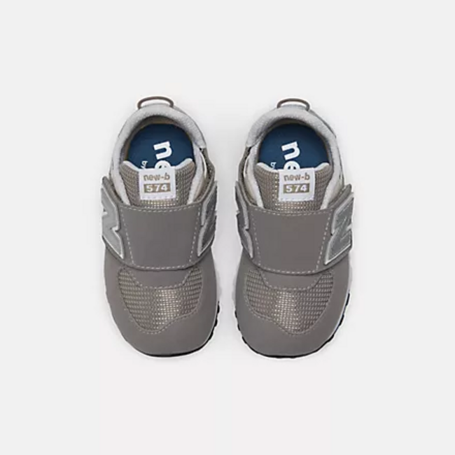 New Balance New Balance - Toddler and Babies 574 NEW-B Hook & Loop (Rain Cloud w/White NW574GR)