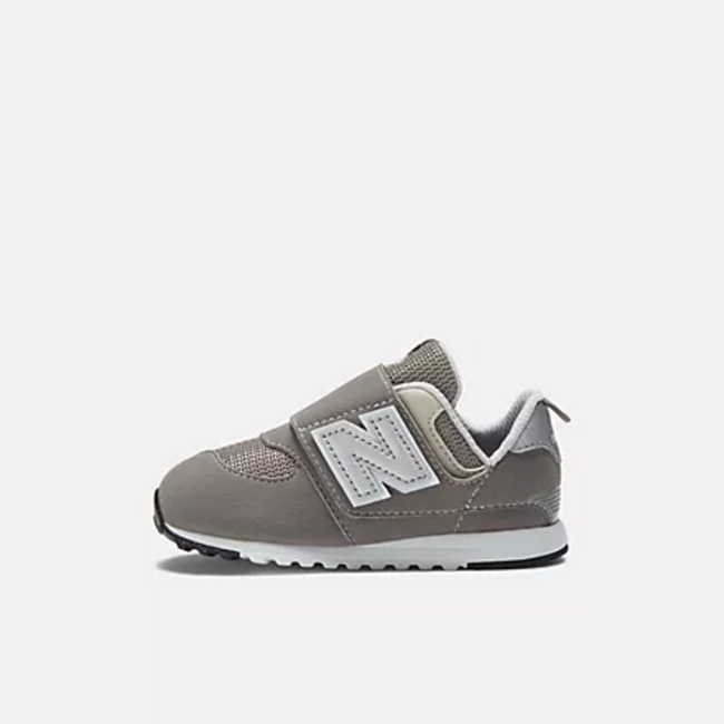 New Balance New Balance - Toddler and Babies 574 NEW-B Hook & Loop (Rain Cloud w/White NW574GR)