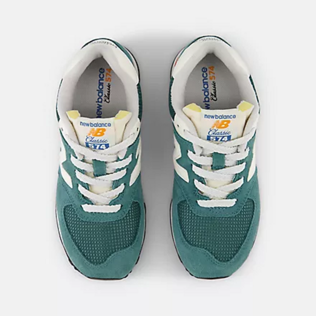 New Balance New Balance - Little Kid 574 Core (New Spruce with Blast Red PC574VPG)