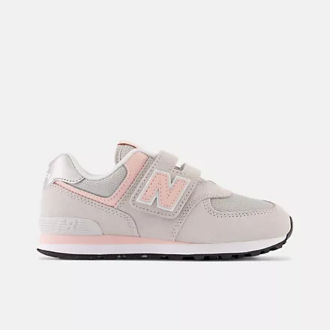 New Balance New Balance - Little Kid 574 Core Hook & Loop ( Rain Cloud with Pink Haze  PV574EVK)