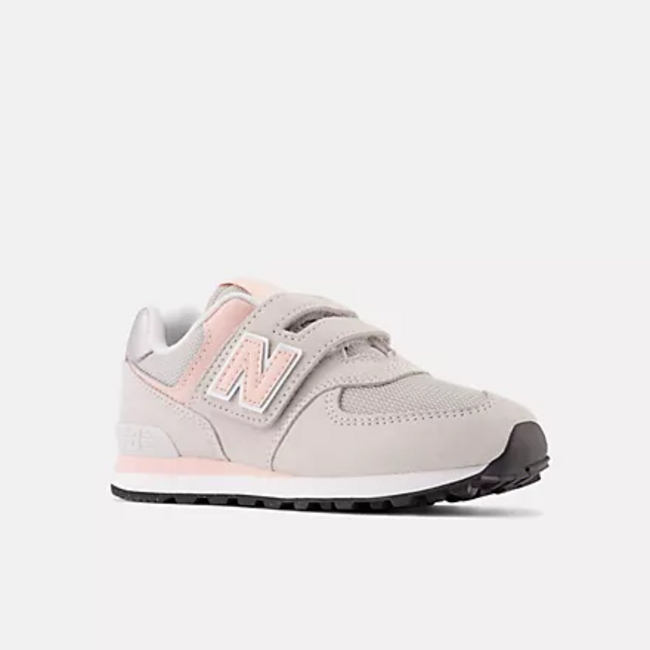 New Balance New Balance - Little Kid 574 Core Hook & Loop ( Rain Cloud with Pink Haze  PV574EVK)