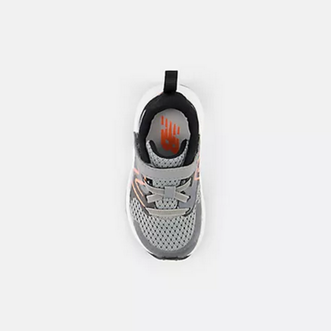 New Balance New Balance -Rave Run v2 Bungee Lace with Top Strap (SLATE GREY with BLACK and TANGERINE HEAT IRAV697)