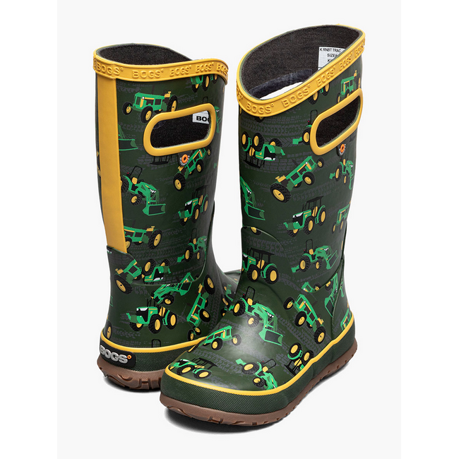Bogs BOGS - Rainboot Tractor - Dark Green Multi (73323-348)
