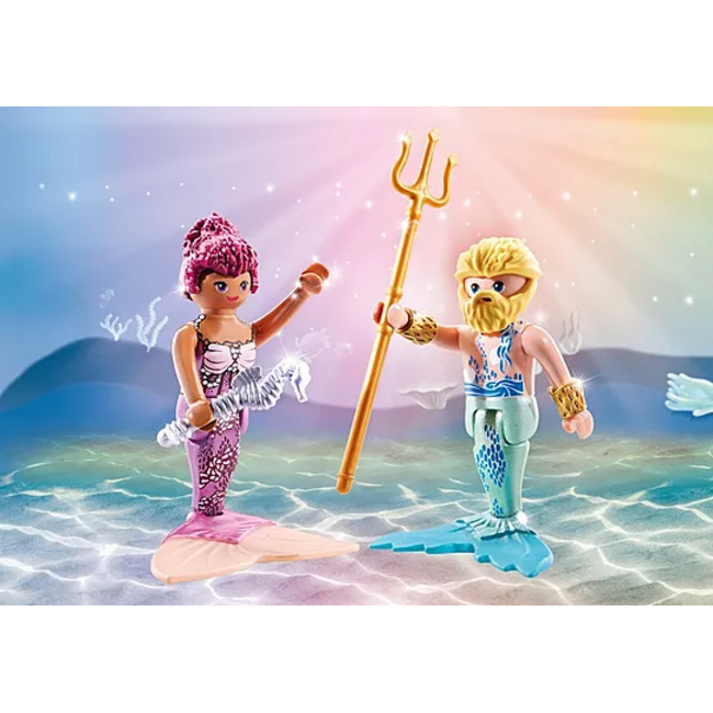 Playmobil Duo Pack - 71799  Mermaid and Triton