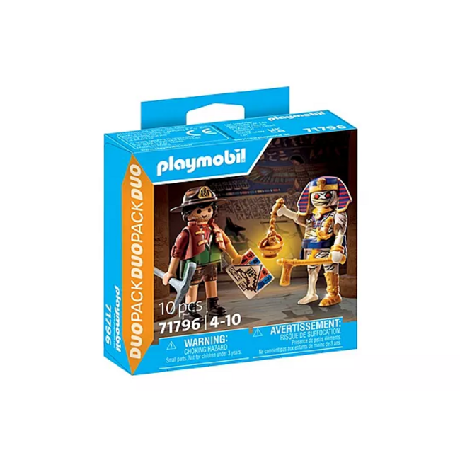 Playmobil Duo Pack - 71796  Treasure Hunter and Mummy