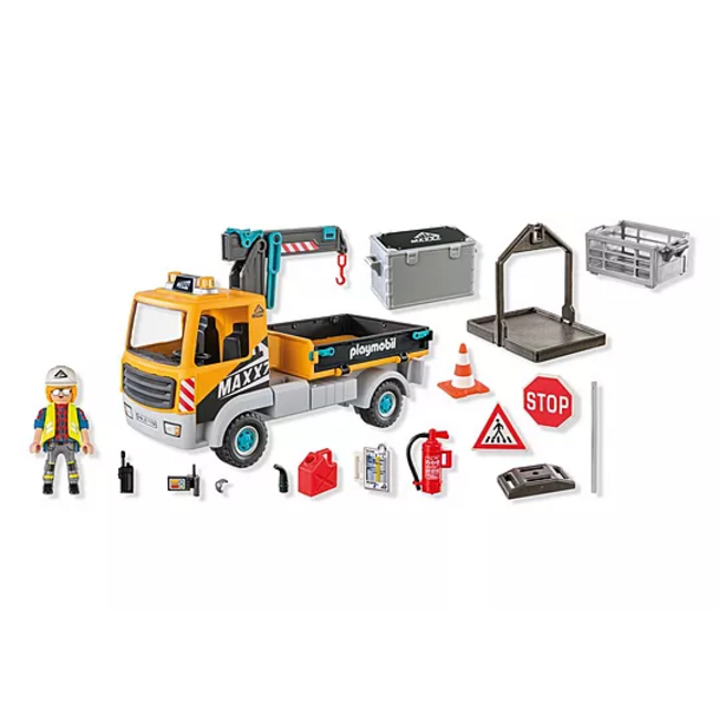 Playmobil Action Heroes - 71750 Construction Truck with Crane