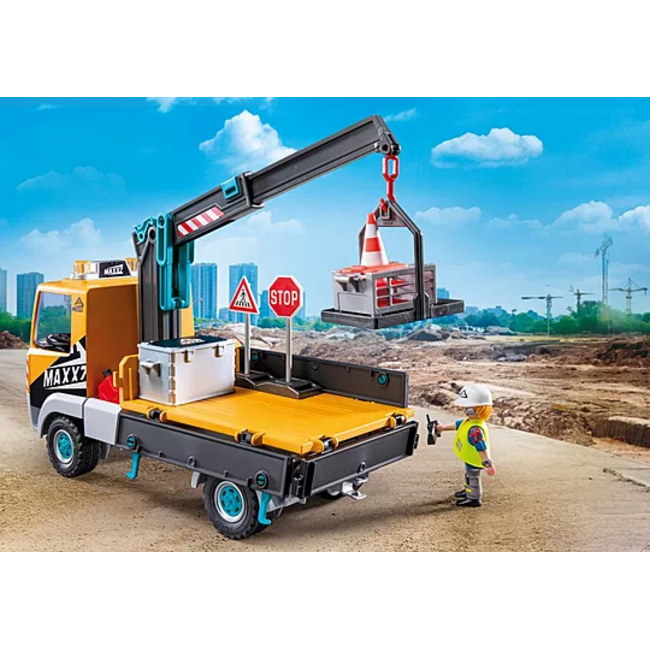 Playmobil Action Heroes - 71750 Construction Truck with Crane