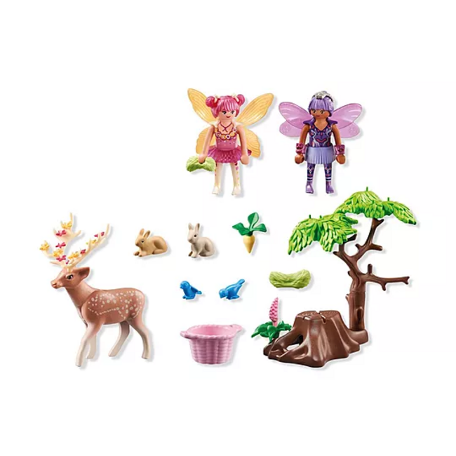 Playmobil Princess Magic - 71800 Starter Pack Fairies with Forest Animals