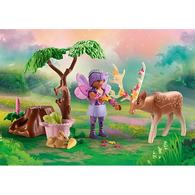 Playmobil Princess Magic - 71800 Starter Pack Fairies with Forest Animals