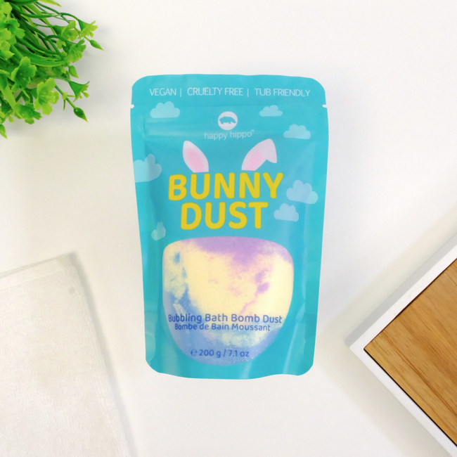Happy Hippo Happy Hippo Bubble Bath Bomb Dust - Bunny