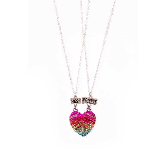 Great Pretenders Glamour Gals Tear & Share Necklace  2pc