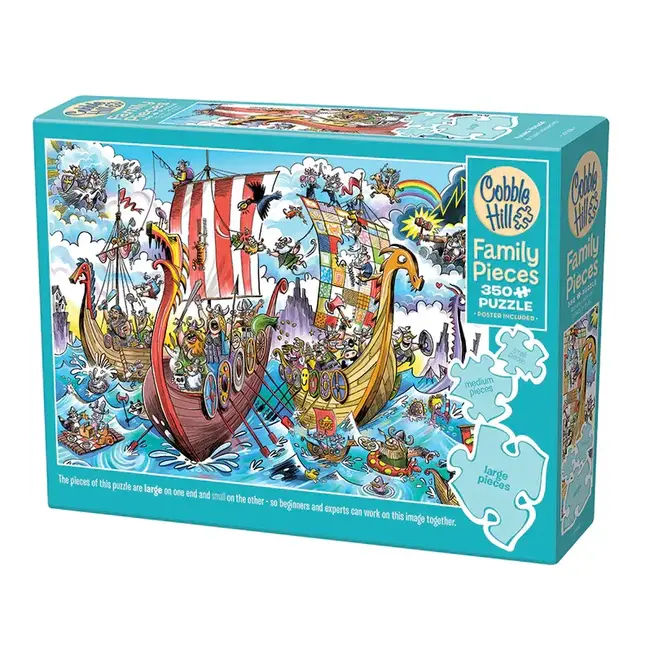 Cobble Hill Puzzle Family Puzzle 350pc Viking Voyage 47033