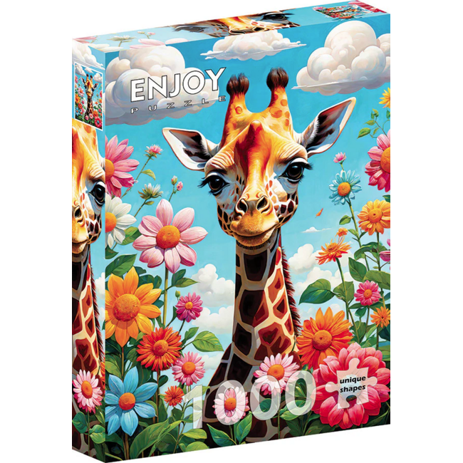 Enjoy Puzzles 1000pc -  Cute Giraffe