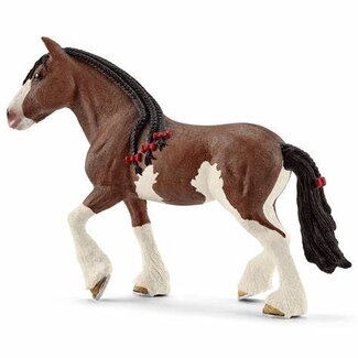 Schleich Horse Club Brown Dot Clydesdale Mare 13809