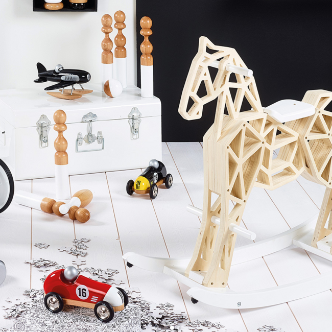 Fire the Imagination Vilac- Diamond Rocking Horse