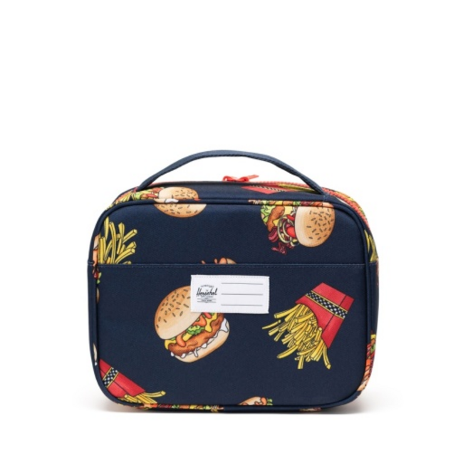 Herschel Pop Quiz Lunch Box Little Herschel Burgers and Fries