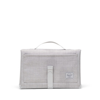 Herschel Sprout Change Mat Grey Crosshatch