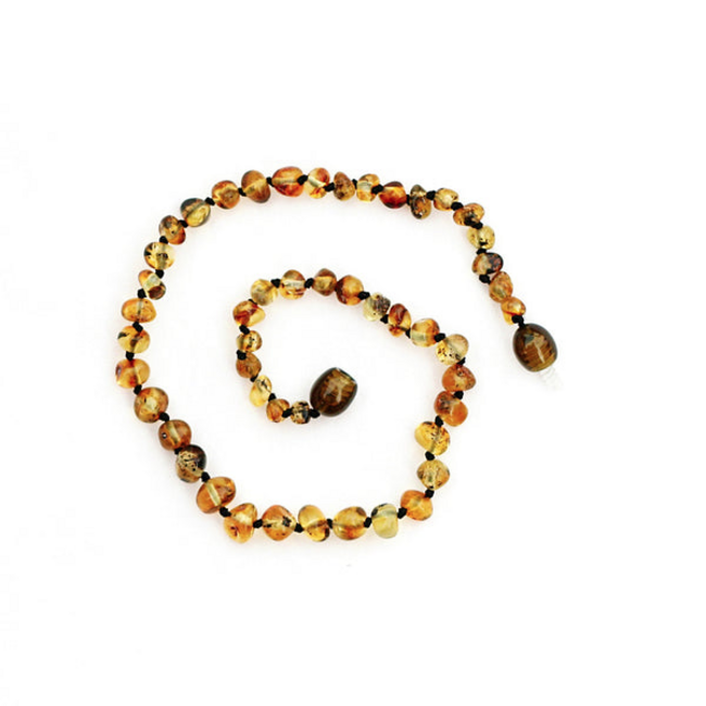 Healing Amber Healing Amber 11 inch Necklace Olive Circle