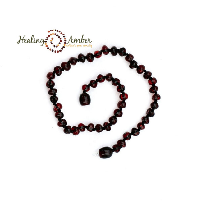 Healing Amber Healing Amber 11 inch Necklace Molasses Circle