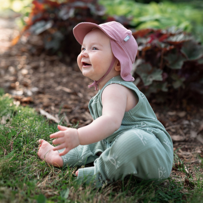 Jan & Jul Sun Soft Baby Cap - Dusty Rose