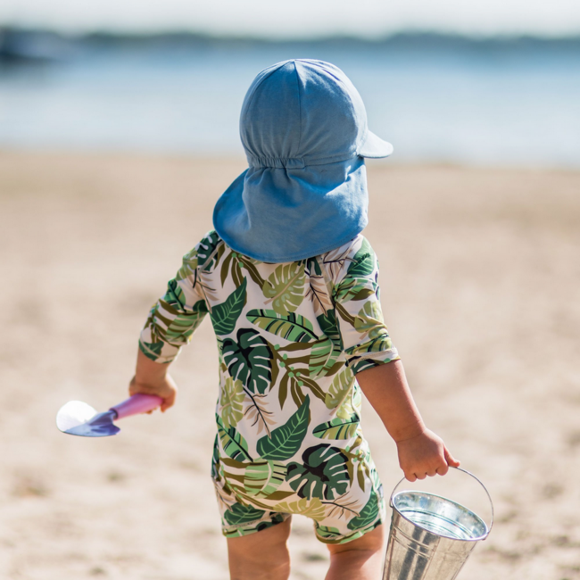 Jan & Jul Sun Soft Baby Cap - Stormy Blue
