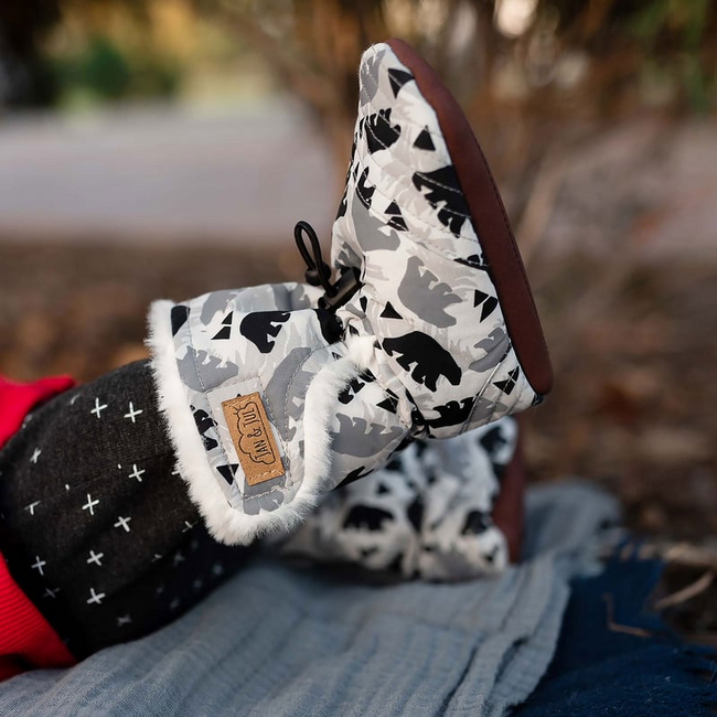 Jan & Jul Stay-Put Winter Booties - Bear