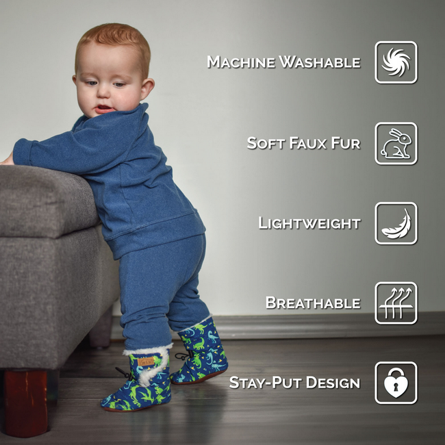 Jan & Jul Stay-Put Winter Booties - Bear