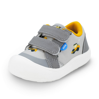 Jan & Jul Mini Canvas Sneakers - Grey Construction