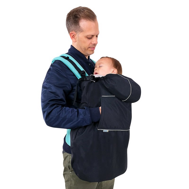 Jan & Jul Cozy-Dry Baby Rain Cover - Black OS