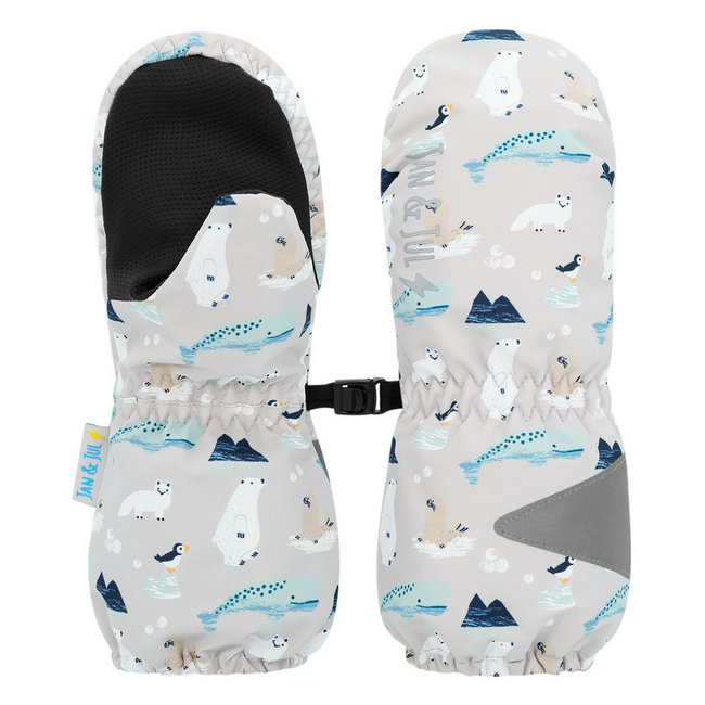 Jan & Jul Cozy-Dry Waterproof Rain Mittens - Polar Pals