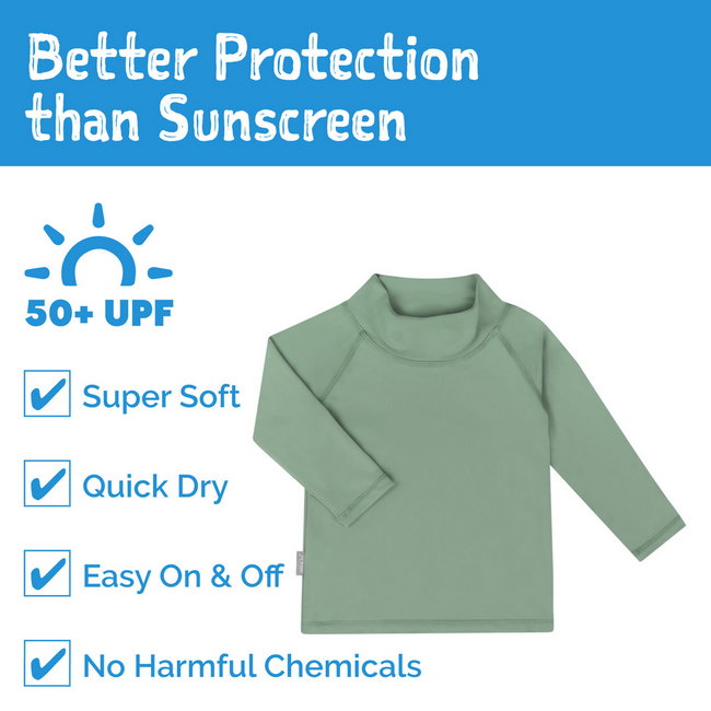 Jan & Jul Long Sleeve UV Top - Sage Green