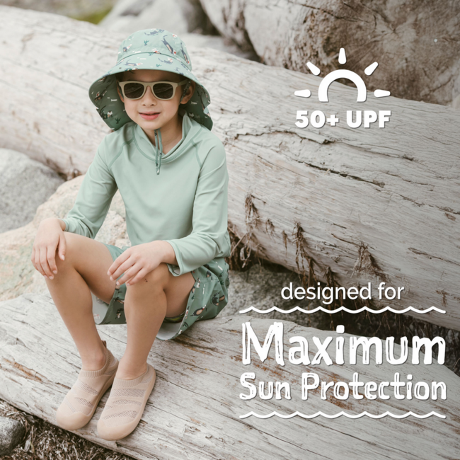 Jan & Jul Long Sleeve UV Top - Sage Green